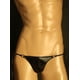 thumbnail image 1 of Tanga de hombre de seda de hielo, anillo de acero elástico, cinturón largo y delgado, cintura baja, sexy, bolsa convexa en U, pantalones T para hombre, cintura ajustable, 1 of 6