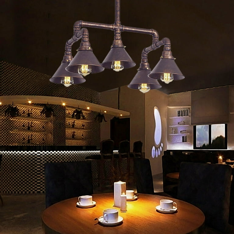 Steampunk ceiling 2024 light fixtures