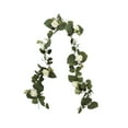 thumbnail image 2 of Clearance Under $5 Boovnll 5.3FT Eucalyptus Garland, Artificial Flower Garland Wreath Vines Green Spring Garland for Home, Farm, Fireplace, Table, Wall, Wedding Arch, Party Decor, Garland, 2 of 6
