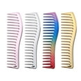 thumbnail image 5 of Electroplated Combs for Women Man Hair Comb Teasing Parting Professional Combs for Hair Stylists Comb Professional Comb, 5 of 8