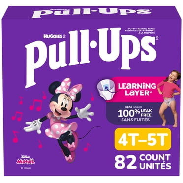 Sous-vêtements d’entraînement Pull-Ups pour filles, 4T-5T (38 à 50 lb) 82 sous-vêtements