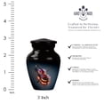 thumbnail image 2 of Set of 2 Mini Keepsake Urns for Ashes – Glowing Violin Design Small Cremation Urns – Music-Themed Ash Holders for Human Ashes – Memorial Urn for Ashes Adult Male or Female Loved One (3 inch set of 2), 2 of 8