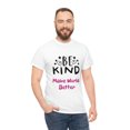 thumbnail image 5 of Be Kind Make World Better Unisex Heavy Cotton Tee, 5 of 9