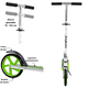 thumbnail image 2 of Scooter Infantil Ajustable con Freno Trasero Ruedas de Goma - Verde, 2 of 5
