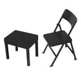 thumbnail image 3 of segolike Table Miniature 1:12 Chaise Simulation Moderne Ensemble de Chaises Soldat 6 Pouces Noir, 3 of 9