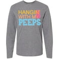 thumbnail image 3 of Inktastic Hanging with My Peeps Long Sleeve T-Shirt, 3 of 5