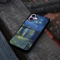 thumbnail image 4 of WIRESTER Shockproof Soft Rubber Cover Case for Apple iPhone 17 6.3" 2025, Starry Night Over The Rhone, 4 of 5