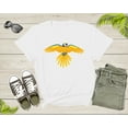 thumbnail image 4 of Cute Flying Blue Yellow Parrot Tropic Exotic Bird Design T-Shirt Parrot Lover Gift T Shirt for Men Women Kids Boys Girls Graphic Tshirt, 4 of 8