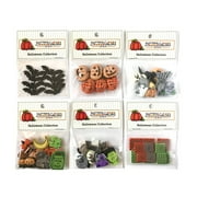 Buttons Galore 45  Halloween Buttons for Sewing & Crafts - Set of 6 Button Packs