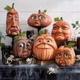 thumbnail image 2 of 1 pieza de adorno familiar de calabaza de Halloween, seis combinaciones, figuras de calabaza monstruosa de Edgar, diseño de barra de linterna, gran casa embrujada, cosecha de otoño, Acción de Gracias, 2 of 5