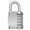 Silver, variant on MEGICOT 2pcs Combination Lock, 4 Digit Combination Security Padlock for School Gym Locker, Filing Cabinets, Garage, Outdoor, Fence, Gate, Toolbox (Silver)
