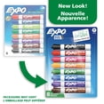 thumbnail image 2 of EXPO Dry Erase Markers, Low Odour Ink, Chisel Tip, Assorted Colours, 8 Count, 2 of 7