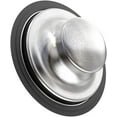 thumbnail image 3 of Kitchen Sink Stopper, 3-1/2 inch Universal Sink Plug Cover for Garbage Disposal Flange Drain - Stainless Steel Polished,,F176018, 3 of 6