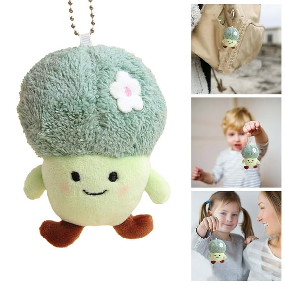 Musatteng Veggie Plushie Keychain & Bag Hanger Student Couple Accessories Car Key Fob Ornament