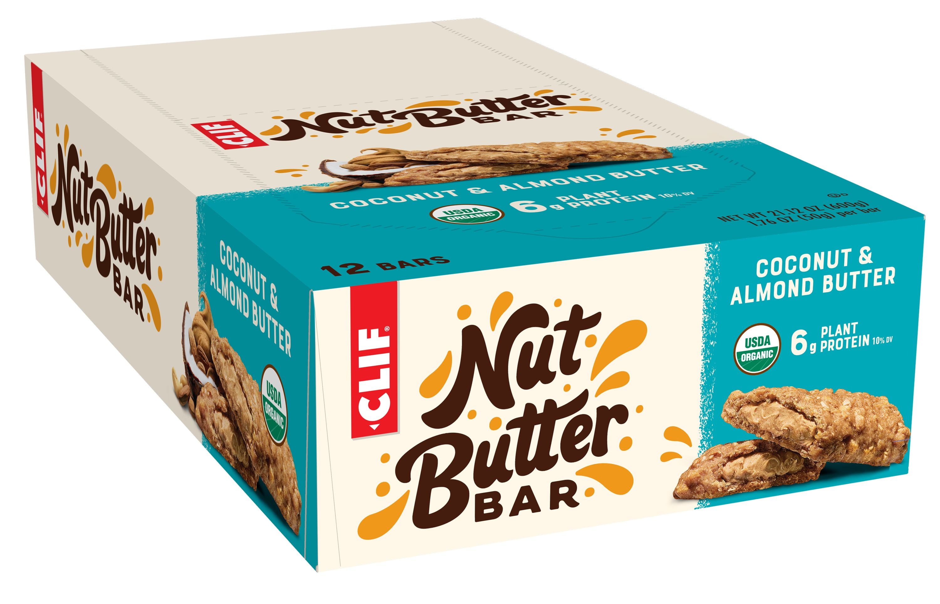 CLIF Nut Butter Bar Organic Snack Bars Coconut Almond Butter 1 76 clif-nut-butter-bar-organic-snack-bars-coconut-almond-butter-1-76