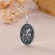 thumbnail image 2 of Collar LEECCI Artemis de plata de ley 925 con diosa griega, 2 of 6