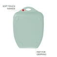 thumbnail image 3 of Dexas Chop & Scoop 11 x 14 Inch Kitchen Cutting Board, Sage, 3 of 7