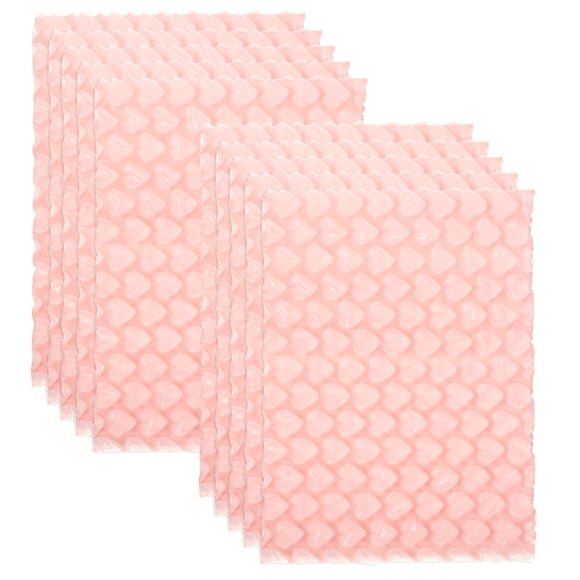 TABLZONE 50Pcs Pink Heart Bubble Mailers for Shipping Supplies with Reliable Cushioning and Cute Packaging