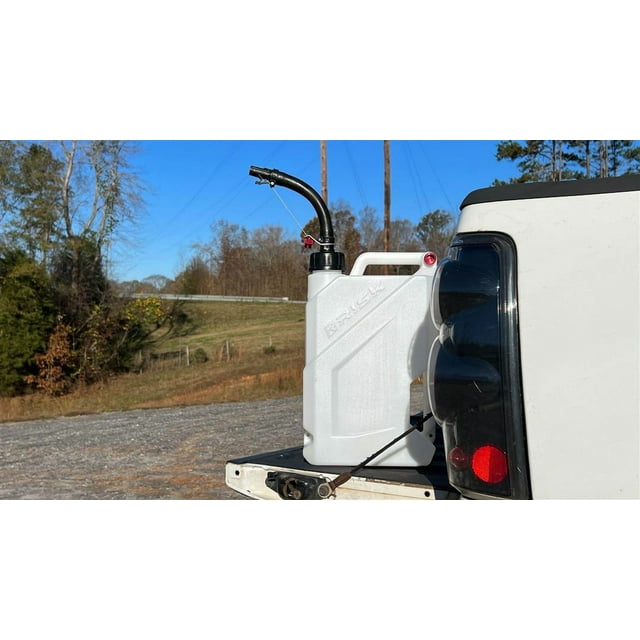 STKR Concepts Liquid Storage Container 14210 EZ; White; 5 Gallon; Free Standing; HDPE Plastic; With Black Hose Bender Spout And Cap