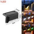 thumbnail image 1 of Lámpara LED Solar de pared impermeable para exteriores, iluminación luminosa de arriba y abajo para jardín, valla, decoración de balcón, luz Solar, 10/8/6/4 LED, 1 of 4