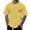D420/Yellow, variant on Afdoent Men's T-Shirts Letter Print Short Sleeve Crew Neck T-Shirt Floral Fashion Trend Summer Vintage Tops