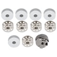thumbnail image 4 of Bobina de costura de metal Bling Bling 10 piezas estuche de bobina pie móvil, 4 of 12