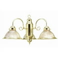 thumbnail image 2 of Woodbridge Lighting Basic 3-light Glass Chandelier in Satin Nickel/Clear, 2 of 3