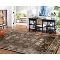 thumbnail image 3 of SAFAVIEH Vintage Jaxon Bordered Area Rug, Soft Anthracite, 3'3" x 4'7", 3 of 6