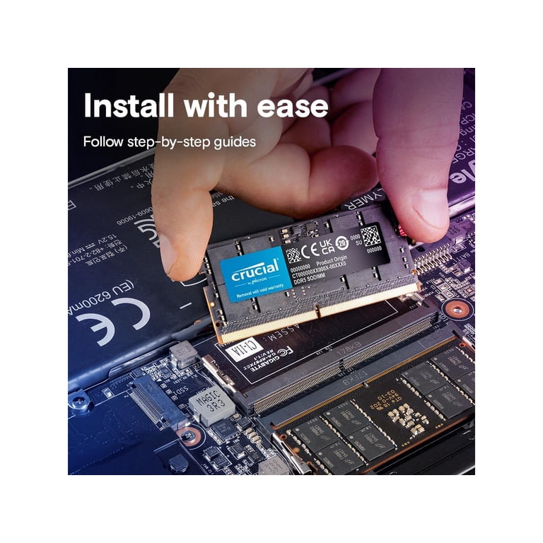 Crucial 64GB 262-Pin DDR5 SO-DIMM DDR5 5600 (PC5 44800) Laptop