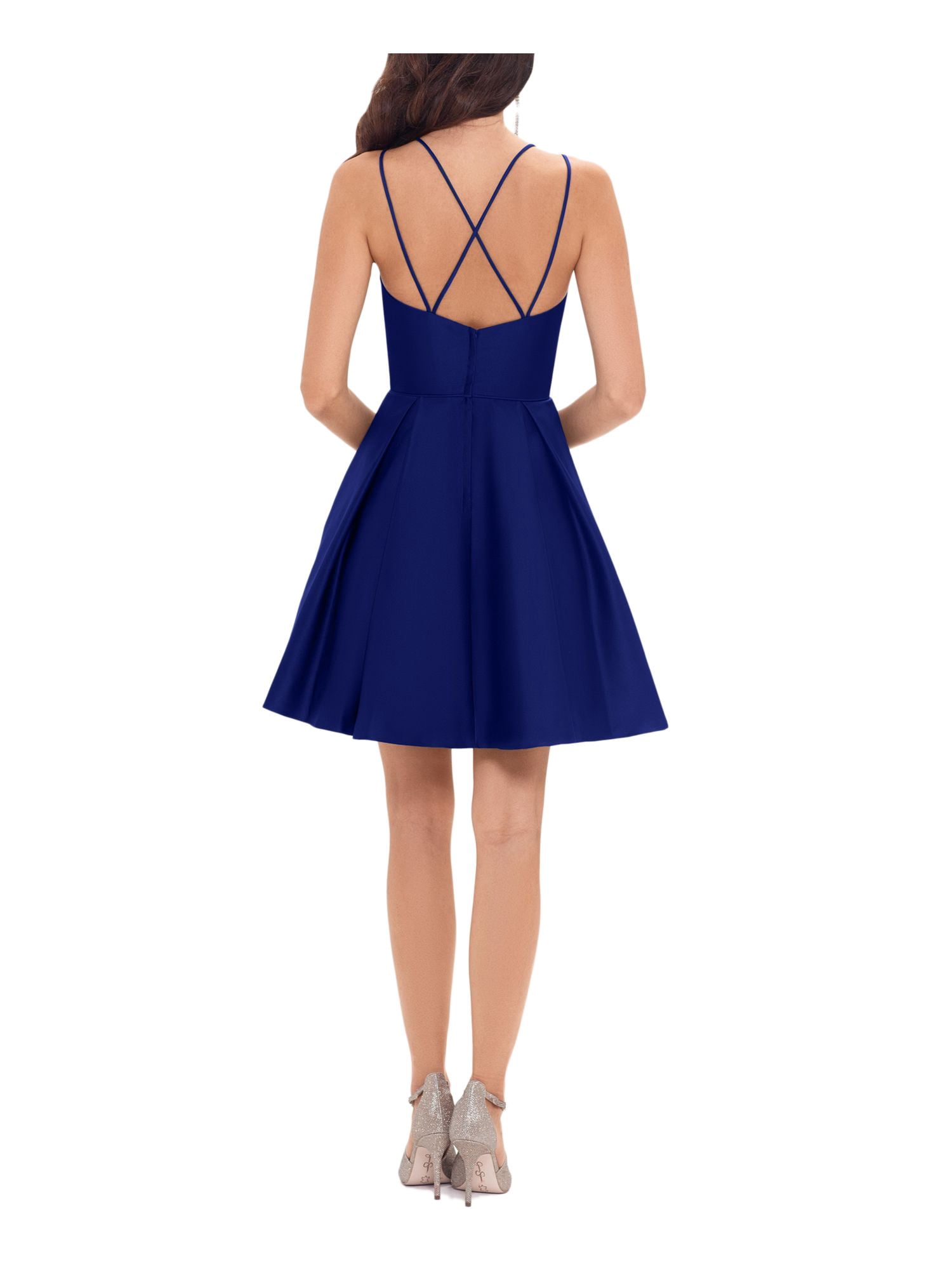 blondie blue dress Aqua Blue Long Sequin Prom Dress with Lace-Up Back Aqua Multi / 15 main image 1
