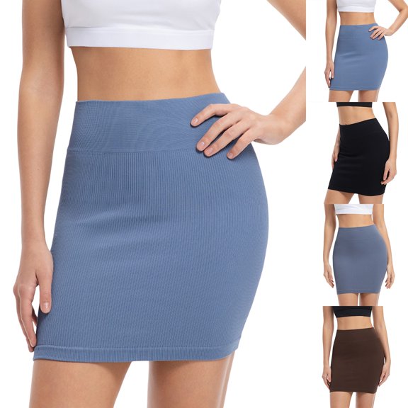 Only Moment Women's Summer Sweat Shorts Nylon,Spandex High Waist Dress Pants with Pockets for Yoga Business Travel Casual Yoga Shorts Light Blue,S