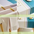 thumbnail image 3 of PVC cloth art waterproof and oil proof tea several rectangular camping table cloth tablecloth, 3 of 5