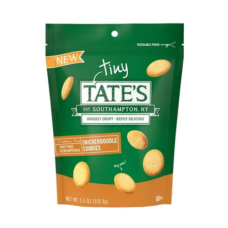 Pack of 6, Tates Tiny Snickerdoodle Cookies, 5.5 oz
