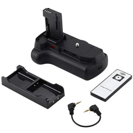 - Powerextra Battery Grip For Canon 1100D 1200D 1300D/Rebel T3/T5/T6 With Infrared Remote Control Work with 2 Pcs LP-E10 or 6 AA-size batteries