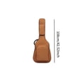 thumbnail image 4 of Bolsa de guitarra acústica de 40 41 pulgadas, mochila de relleno, estuche de guitarra a prueba de polvo de tela Oxford, bolsa para, 4 of 8