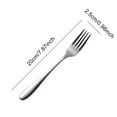 thumbnail image 3 of 4/3/2/1PCS Stainless Steel Dessert Forks Shiny Rainbow Metal Small Cake Fork Silverware Salad Forks Kitchen Utensils Dishwasher Safe, 3 of 8
