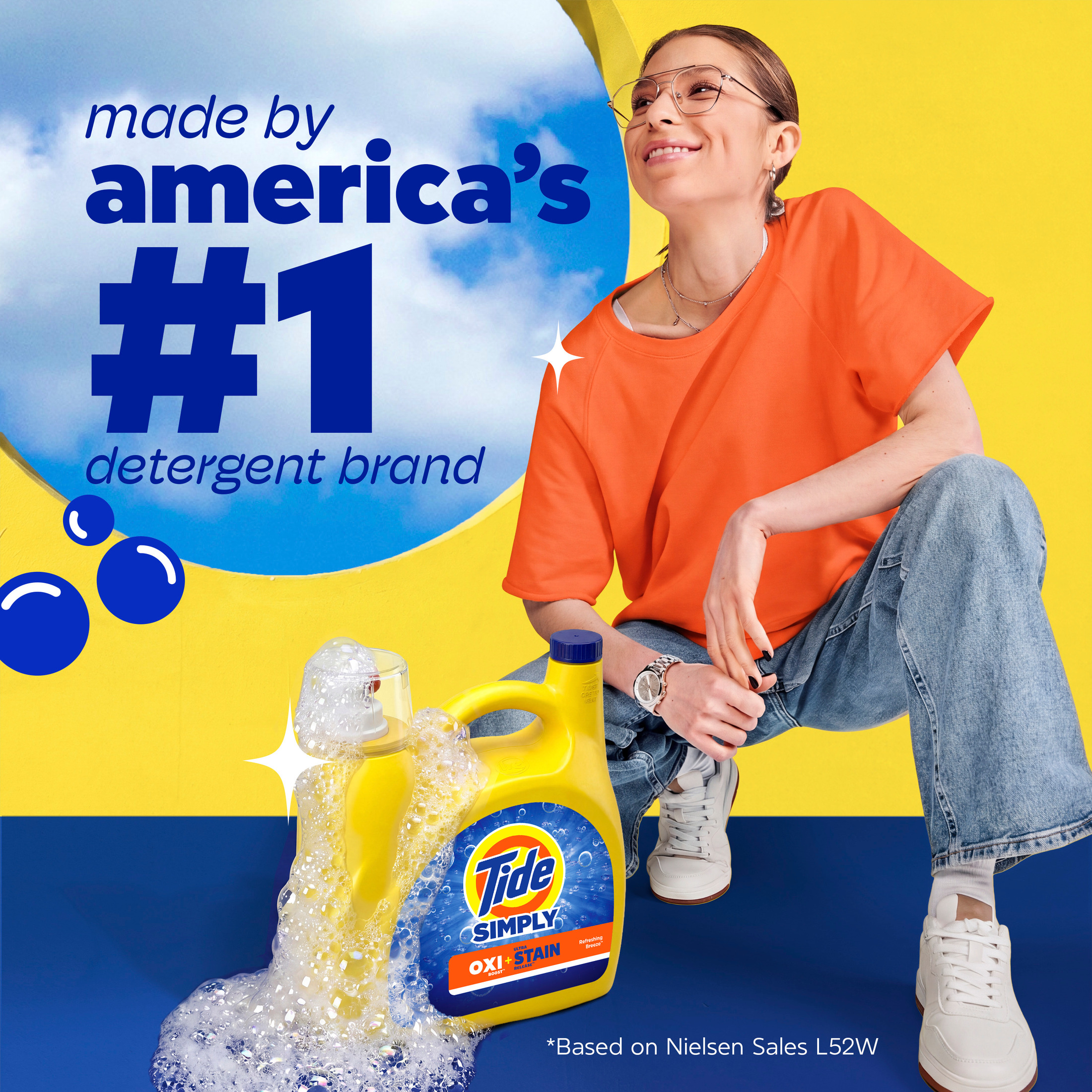 Tide Simply Laundry Detergent Oxi Boost + Stain Release photo 4