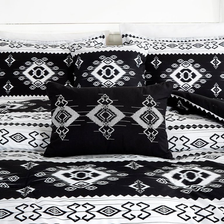 Chezmoi Collection Indie 7-Piece Southwestern Aztec Comforter Set