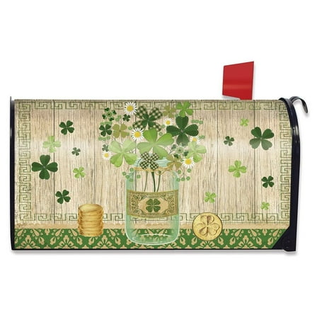 Briarwood Lane Lucky Clovers St. Patrick's Day Mailbox Cover