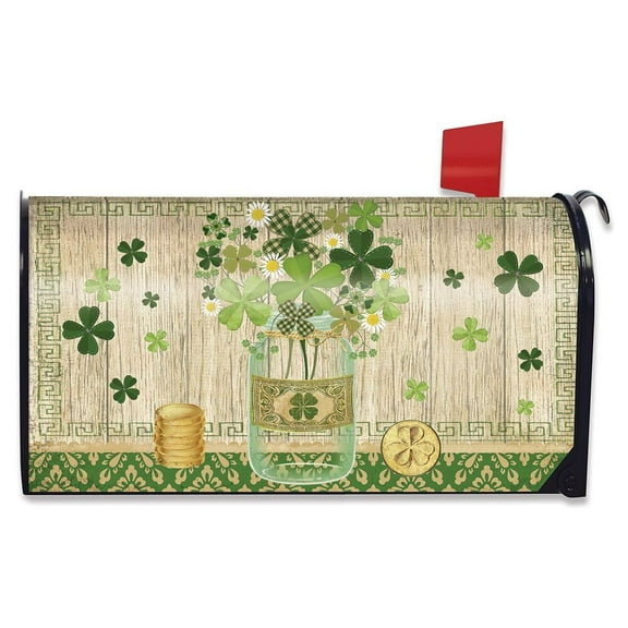 Briarwood Lane Lucky Clovers St. Patrick's Day Mailbox Cover
