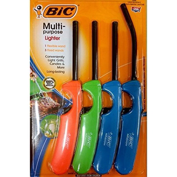 Megalighter/Flex For BBQ Candles Fireplaces Details about   BIC Utility/Multi-Purpose Lighters 