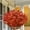 Orange-Brown, variant on Yastouay Artificial Hanging Flowers Basket for Outdoors,12 Pcs Faux Plants with Coconut Lining Basket for Home Garden Porch Decor