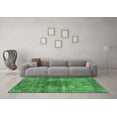 thumbnail image 3 of Ahgly Company Indoor Rectangle Oriental Emerald Green Industrial Area Rugs, 5' x 8', 3 of 4
