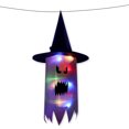 thumbnail image 2 of Fantasma Iluminado Con Sombreros Bruja Halloween Espeluznante () Rosa, 2 of 4