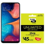 Samsung Galaxy A20 with No Contract Plan - $90 Value
