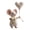 D, variant on YIFAEUX Handmade Felt Mouse Plush Toy Cute Animal Ornament Soft Charming Home Decor Unique Gift for Collectors