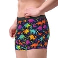 thumbnail image 2 of Disketp Colorful Dinosaur Men's Boxer Briefs,Soft and Breathable Cotton Underwear with ComfortFlex Waistband, 2 of 7