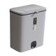 thumbnail image 1 of Cubo de basura, puerta de armario de cocina montada en la pared con tapa, cubo de basura duradero, cesta de basura para debajo del fregadero, encimera Gris 10L Sunnimix bote de basura colgante, 1 of 8