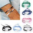 thumbnail image 4 of YIEMEEN Figure 8 Relationship for Infinity Love Matching Bracelets Adjustable Braided Ro, 4 of 18