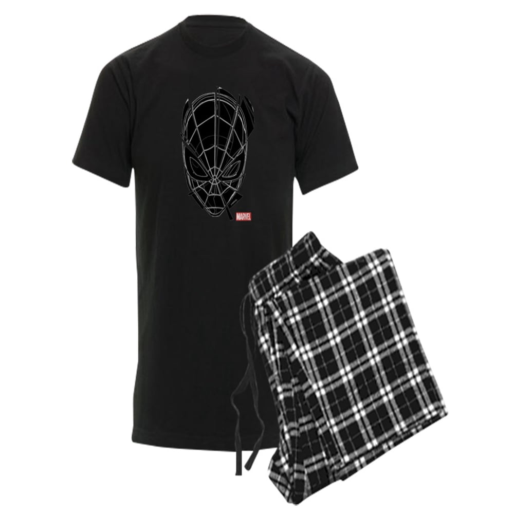 CafePress - CafePress - Spider Man Black Mask - Men's Dark Pajamas